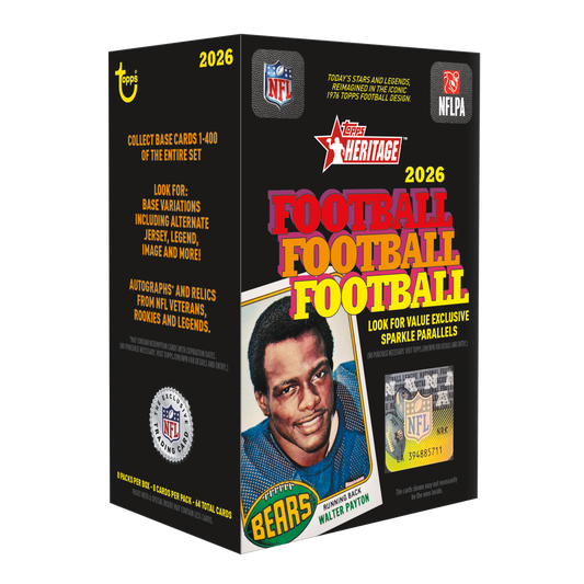 2026 Topps Heritage Football Value Factory Sealed Box