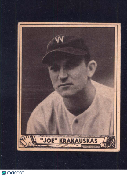 1940 Play Ball #188 Joe Krakauskas Senators (VG/EX)