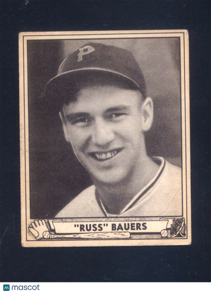 1940 Play Ball #219 Russ Bauers Pirates (VG)