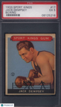 1933 Goudey Sport Kings #17 Jack Dempsey Boxing PSA 5