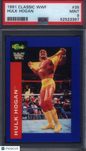 1991 Classic WWF #35 Hulk Hogan PSA 9
