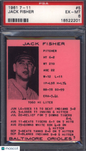 1961 7-11 #5 Jack Fisher Orioles PSA 6 pop 1 (None Higher)