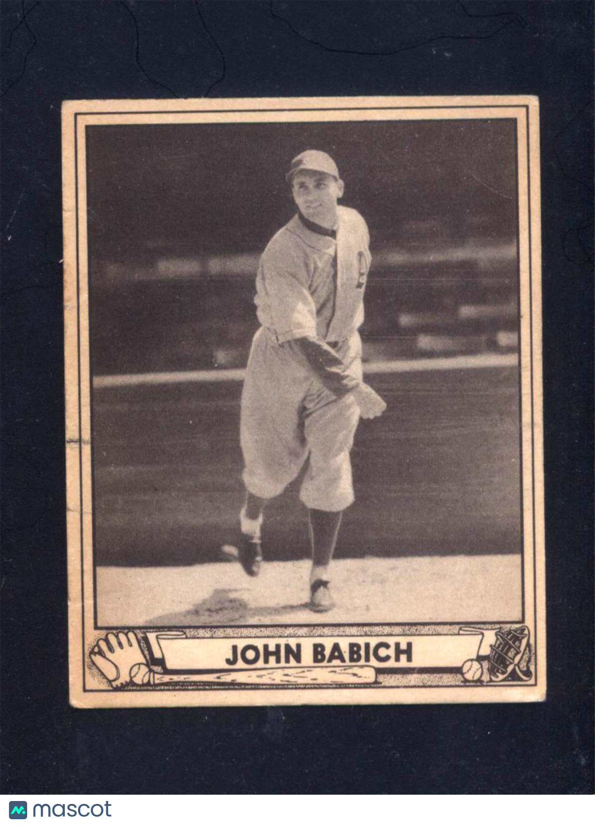 1940 Play Ball #191 John Babich Athletics (GD)