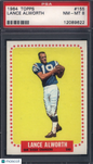 1964 Topps #155 Lance Alworth Chargers PSA 8