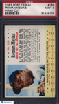 1963 Post Cereal #186 Roman Mejias Hand Cut Houston PSA 9 pop 3