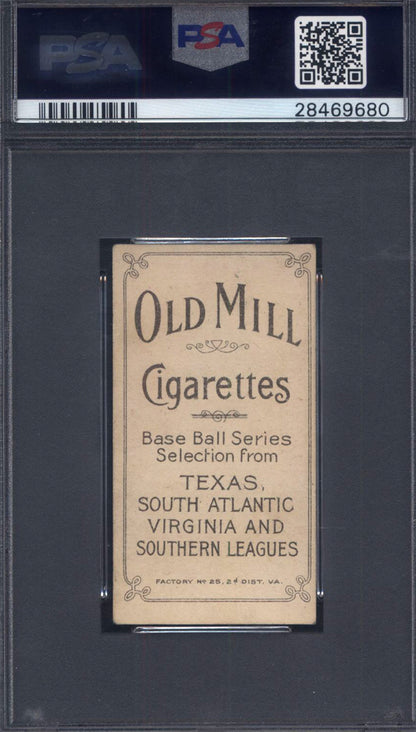 T206 James Westlake Southern League Danville PSA 4.5 Old Mill Back