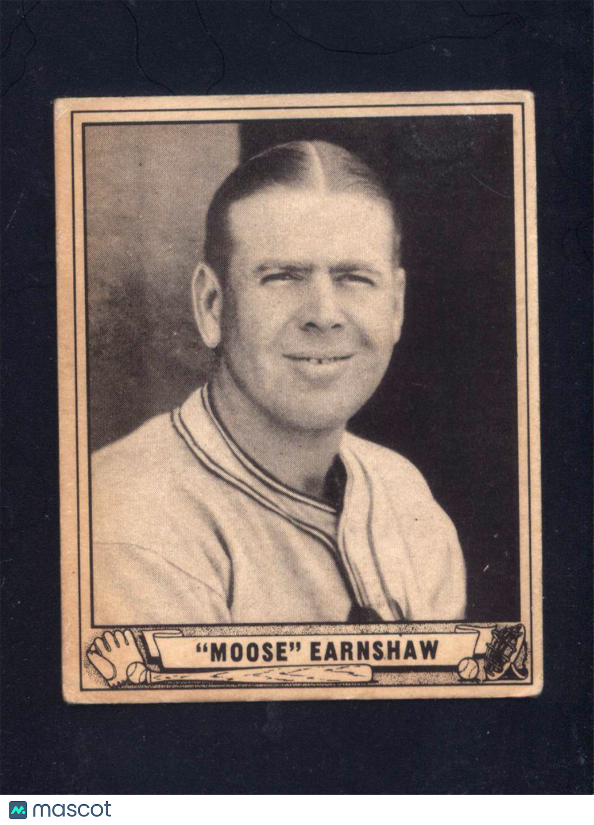 1940 Play Ball #233 Moose Earnshaw Athletics (VG)
