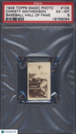 1948 Topps Magic Photo Baseball Hall Of Fame #10K Christy Mathewson Giants PSA 6