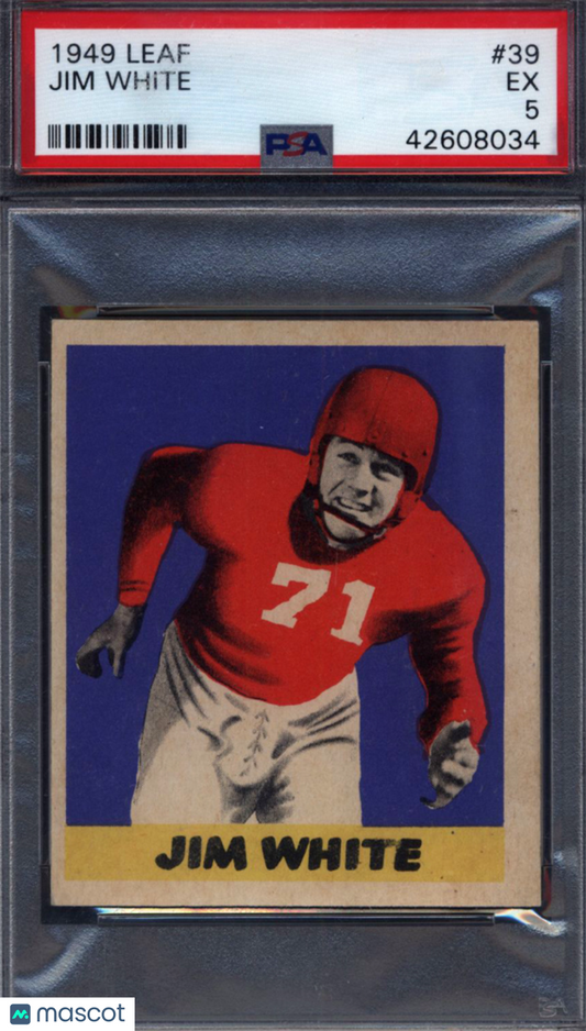 1949 Leaf #39 Jim White Giants PSA 5