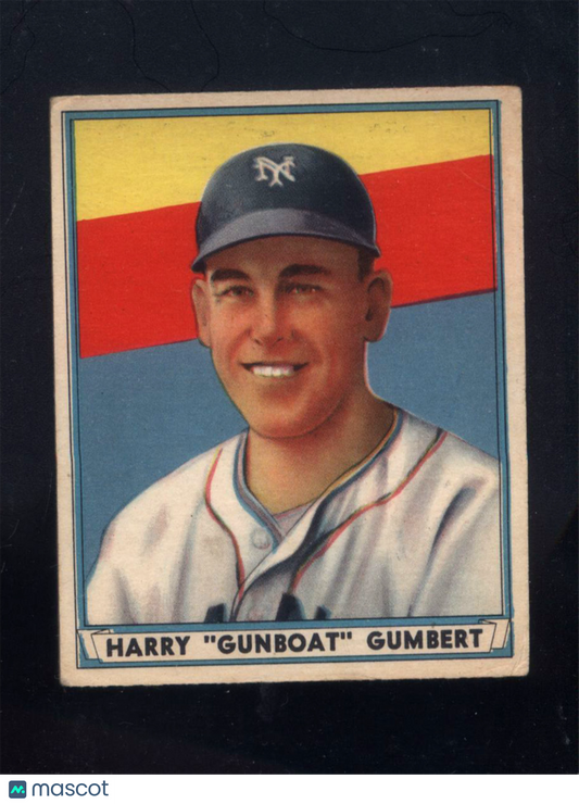 1941 Play Ball #26 Harry "Gunboat" Gumbert Giants (VG)