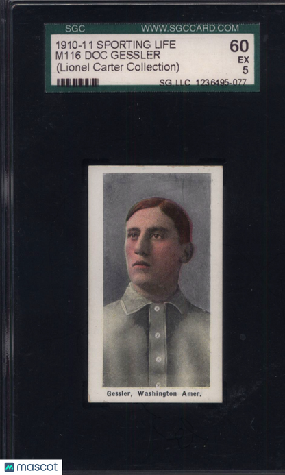 M116 Sporting Life Doc Gessler Lionel Carter Collection SGC 5