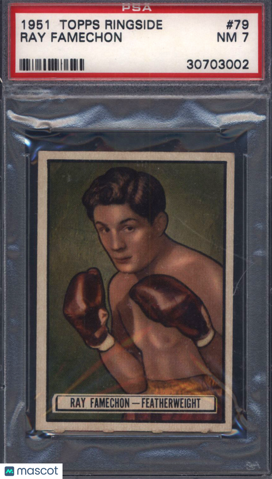 1951 Topps Ringside Boxing #79 Ray Famechon PSA 7