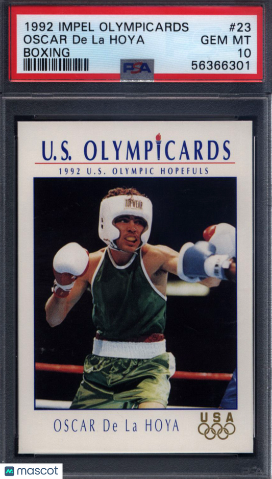 1992 Impel Olympicards #23 Oscar De La Hoya PSA 10