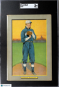 1910-1911 T3 Turkey Red #99 Walter Johnson Ad Back Washington SGC 2