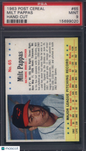 1963 Post Cereal #65 Milt Pappas Hand Cut Orioles PSA 9 POP 7 None Higher