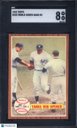 1962 Topps #232 World Series Game #1 Yankees SGC 8