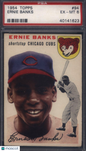 1954 Topps #94 Ernie Banks Rookie HOF Cubs PSA 6 Well Centered