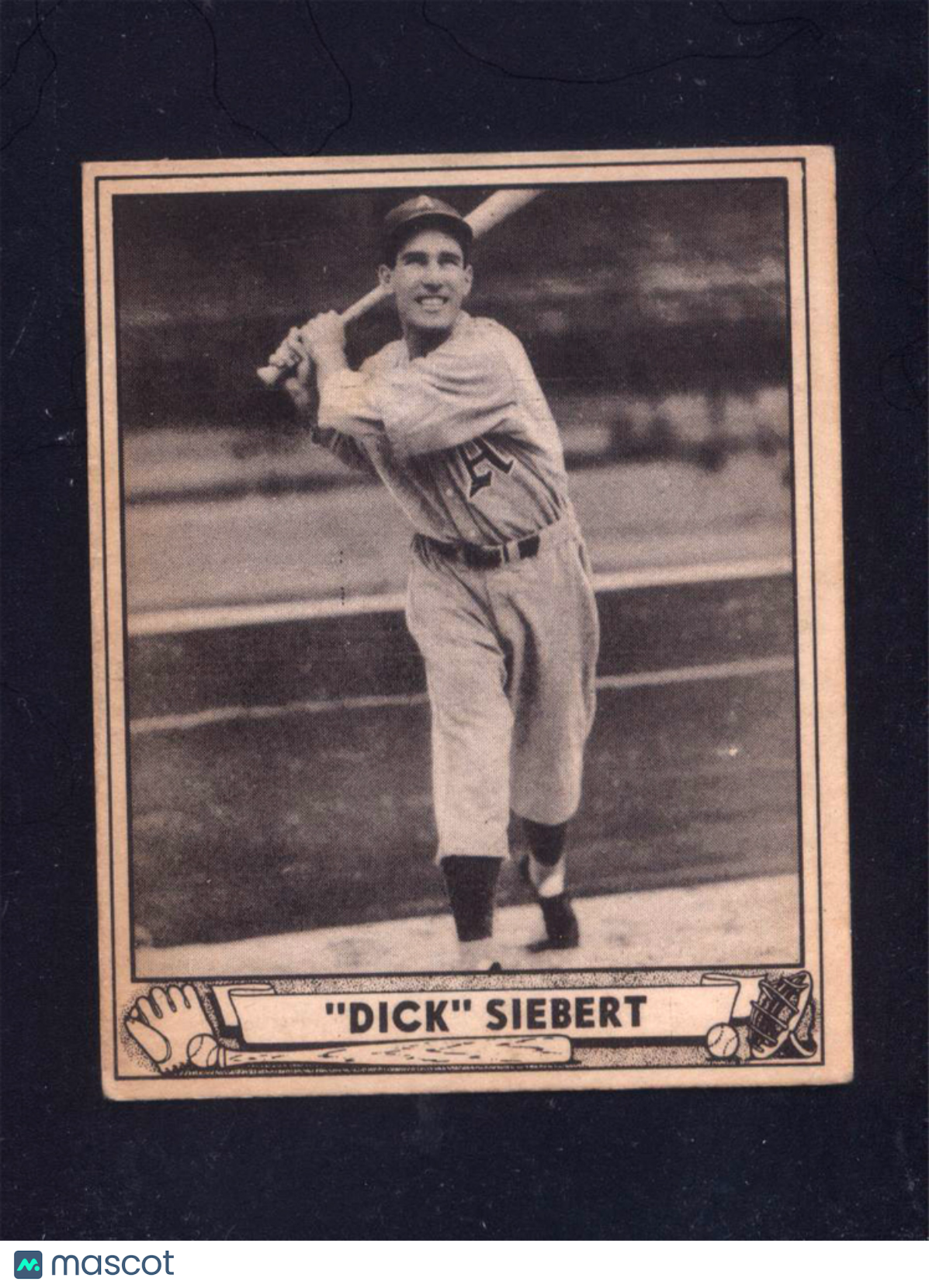 1940 Play Ball #192 Dick Siebert Athletics (VG/EX)