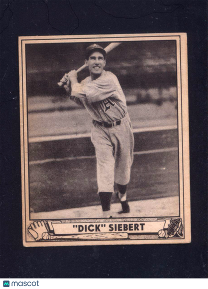 1940 Play Ball #192 Dick Siebert Athletics (VG/EX)