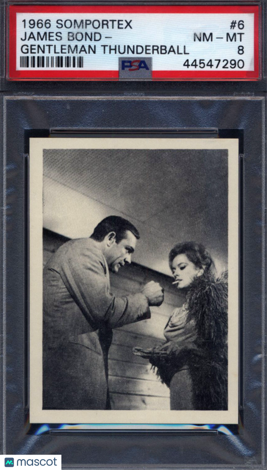 1966 Somportex Thunderball James Bond #6 Gentleman PSA 8