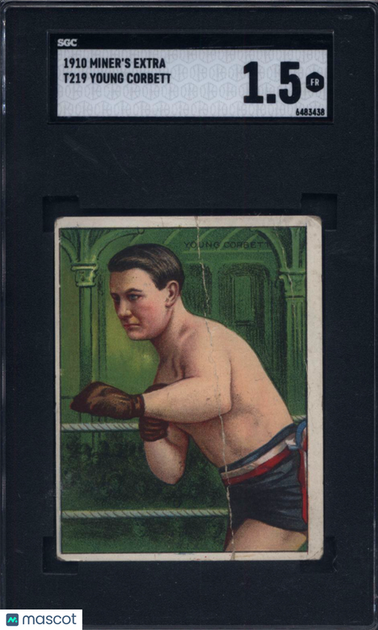 1910 T219 Young Corbett Boxing SGC 1.5 Miners Extra Back