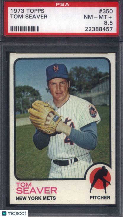 1973 Topps #350 Tom Seaver Mets PSA 8.5 Well Centered
