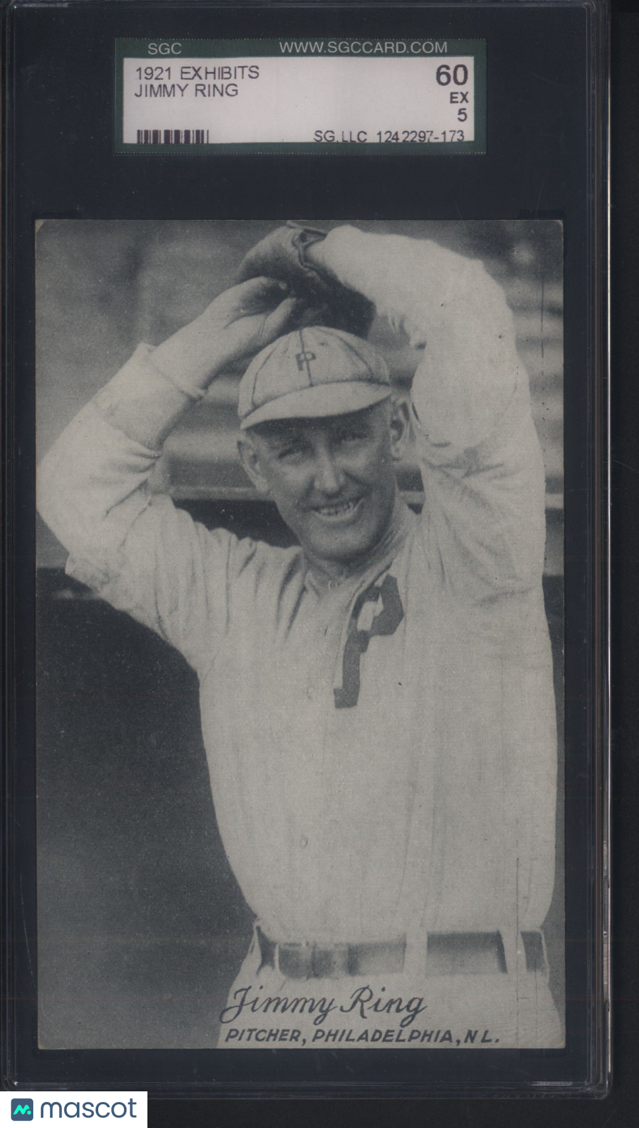 1921 Exhibits Jimmy Ring Philadelphia SGC 5