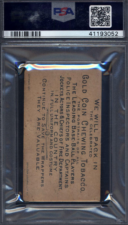 1887 N284 Gold Coin Egyptian Healey PSA 3