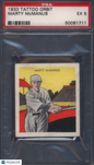 1933 R305 Tattoo Orbit Marty Mcmanus Red Sox PSA 5