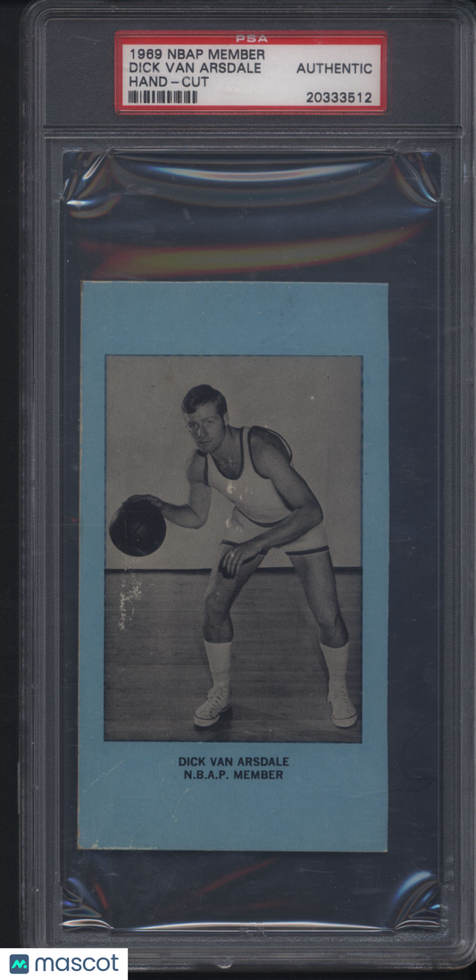 1969 Nbap Member Hand-Cut Dick Van Arsdale PSA Authentic