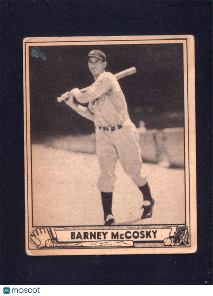 1940 Play Ball #201 Barney McCosky Tigers (VG)