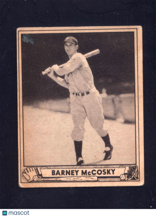 1940 Play Ball #201 Barney McCosky Tigers (VG)