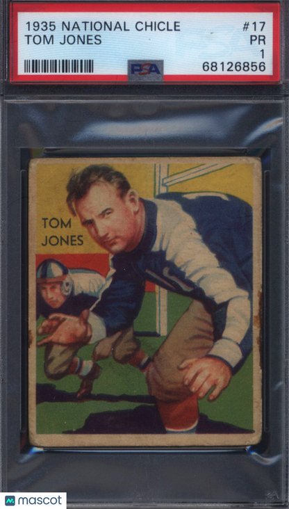 1935 National Chicle #17 Tom Jones Giants PSA 1