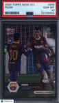 2020 Topps Now UEFA Champions League #005 Pedri Rookie Barcelona PSA 10