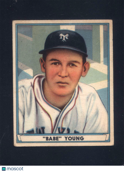1941 Play Ball #27 Norman "Babe" Young Giants (VG+)
