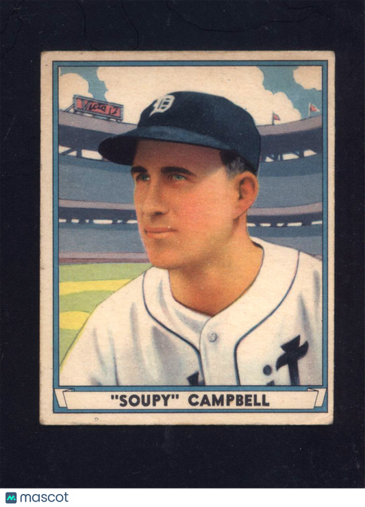 1941 Play Ball #37 Bruce "Soupy" Campbell Tigers (VG/EX)