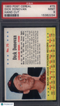 1963 Post Cereal #75 Dick Donovan Hand Cut Indians PSA 9 pop 7