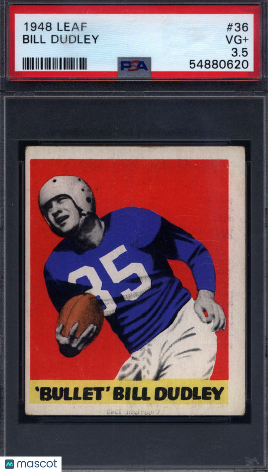 1948 Leaf #36 Bill Dudley Lions PSA 3.5