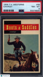 1958 Topps T V Westerns #68 Charge! PSA 8