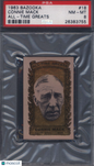 1963 Bazooka All-Time Greats #18 Connie Mack Athletics PSA 8