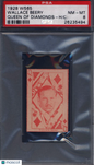 1928 W565 Wallace Beery Queen Of Diamonds PSA 8