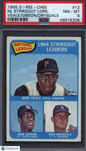 1965 OPC O-Pee-Chee #12 NL Strikeout Leaders with Bob Gibson PSA 8