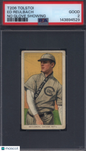 T206 Ed Reulbach No Glove Showing Chicago PSA 2 Tolstoi Back