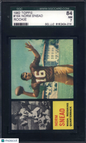 1962 Topps #164 Norm Snead Rookie Redskins SGC 7