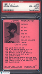 1961 7-11 #6 John Romano Indians PSA 8 (OC)