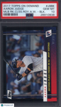 2017 Topps On Demand #J9BK Aaron Judge Black Rookie 7/10 Yankees PSA 10