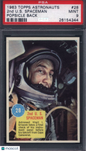 1963 Topps Astronauts Popsicle Back #28 2ND U. S. Spaceman PSA 9 pop 3