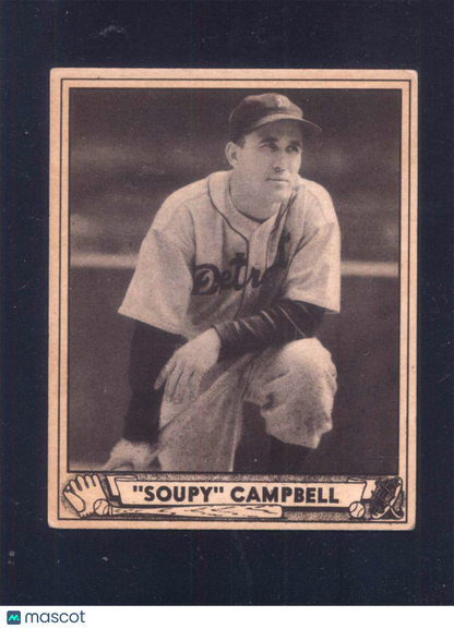 1940 Play Ball #200 Soupy Campbell Tigers (VG/EX)