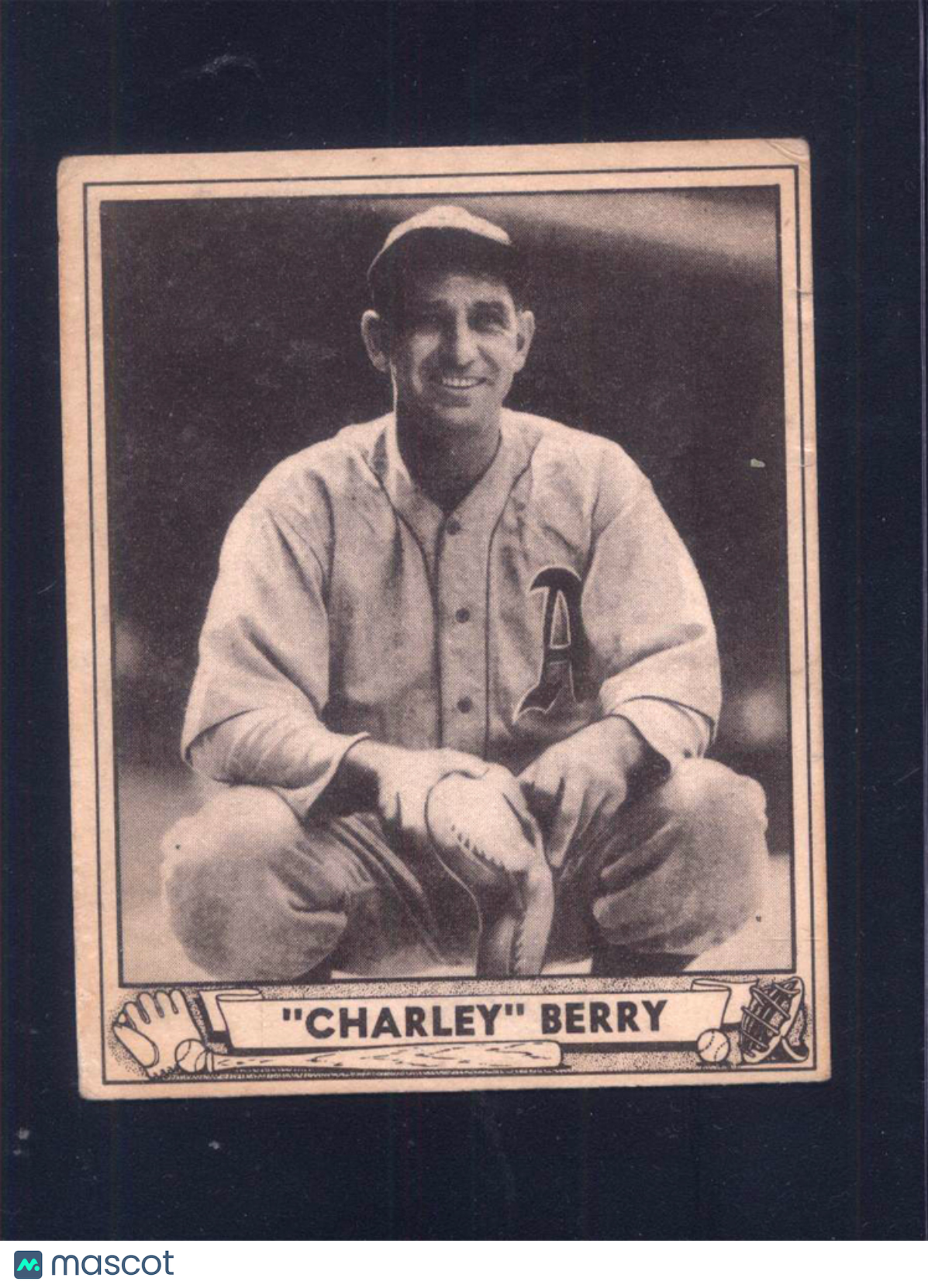 1940 Play Ball #190 Charley Berry Athletics (VG)