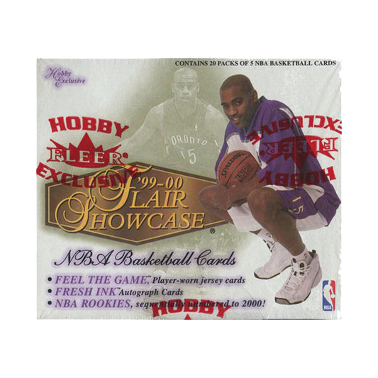 1999-00 Fleer Flair Showcase Basketball Factory Sealed Hobby Box